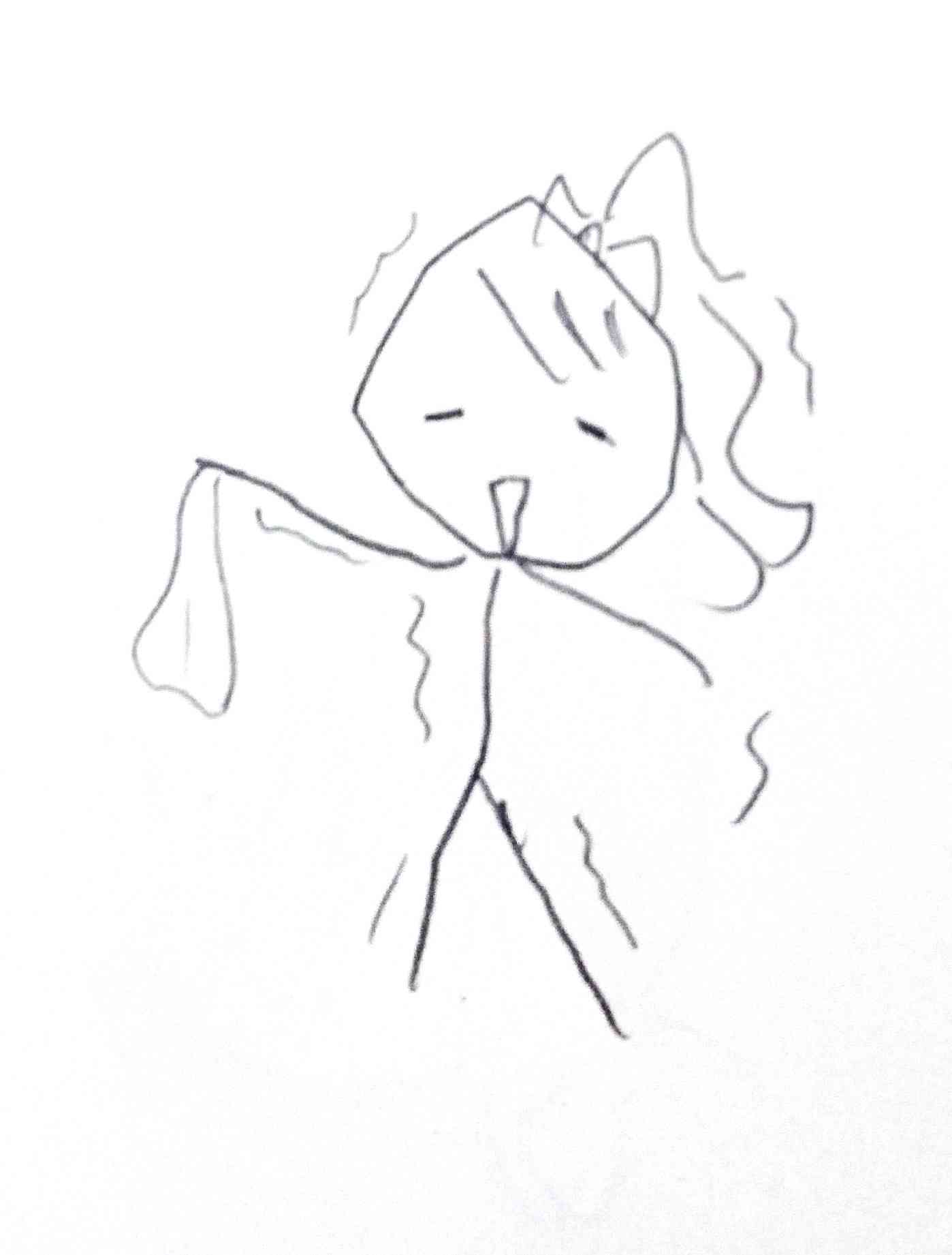 暇つぶしに落書きするトピ