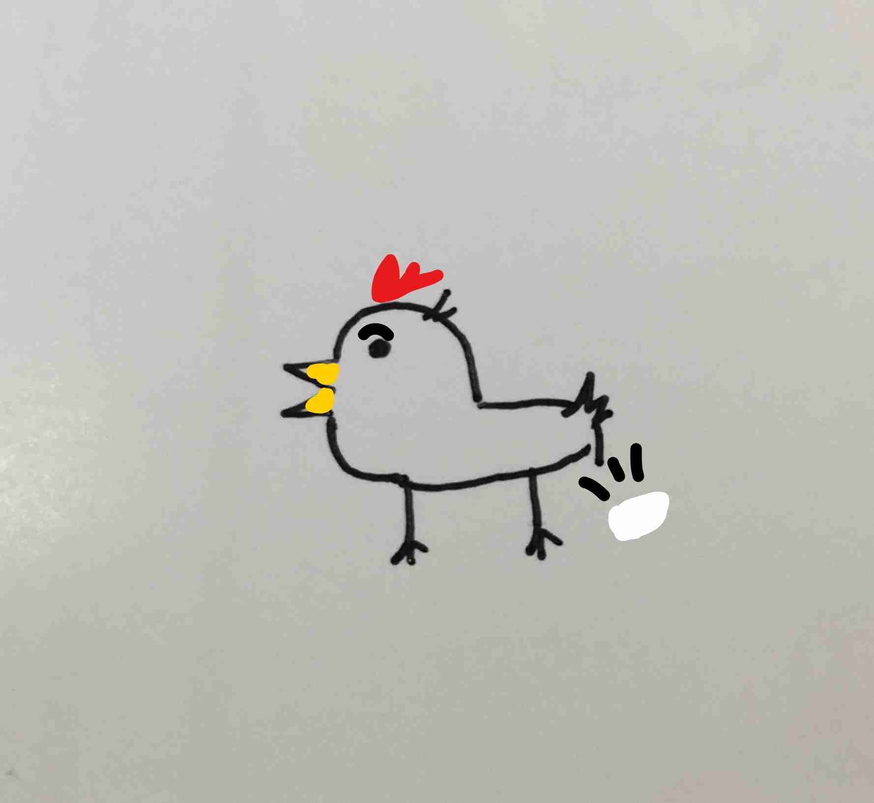 暇つぶしに落書きするトピ