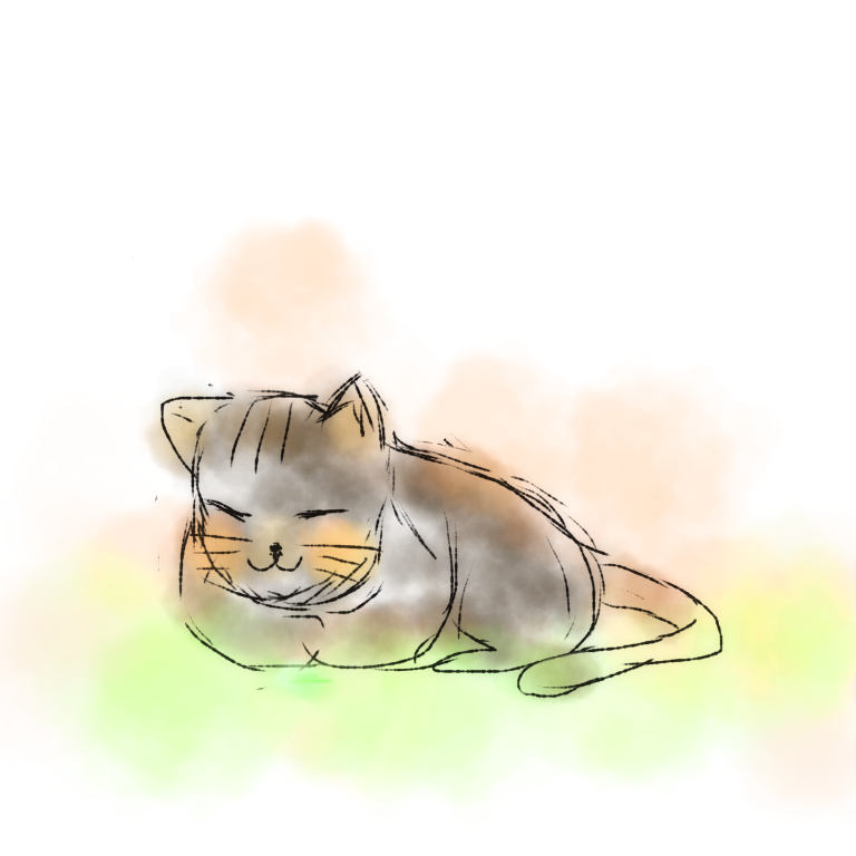 暇つぶしに落書きするトピ