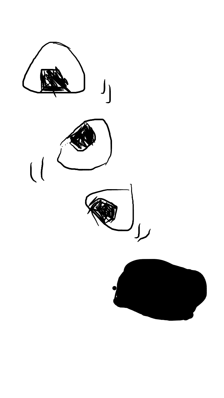 暇つぶしに落書きするトピ