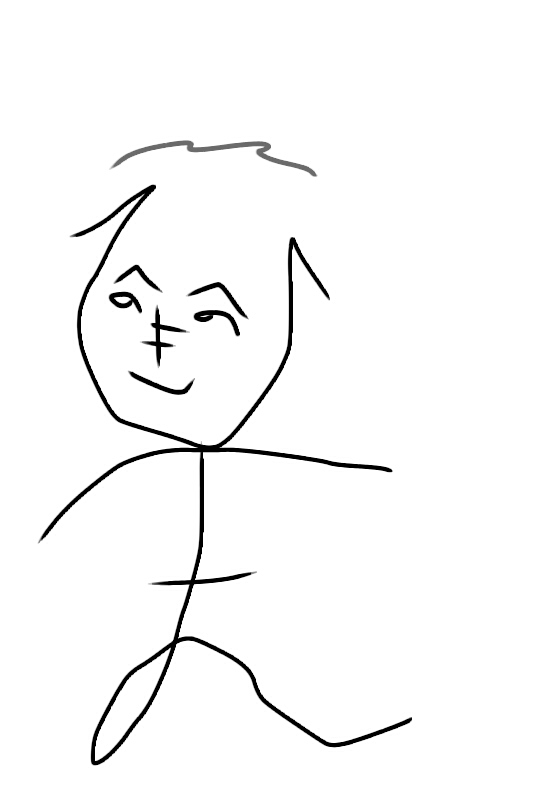 暇つぶしに落書きするトピ