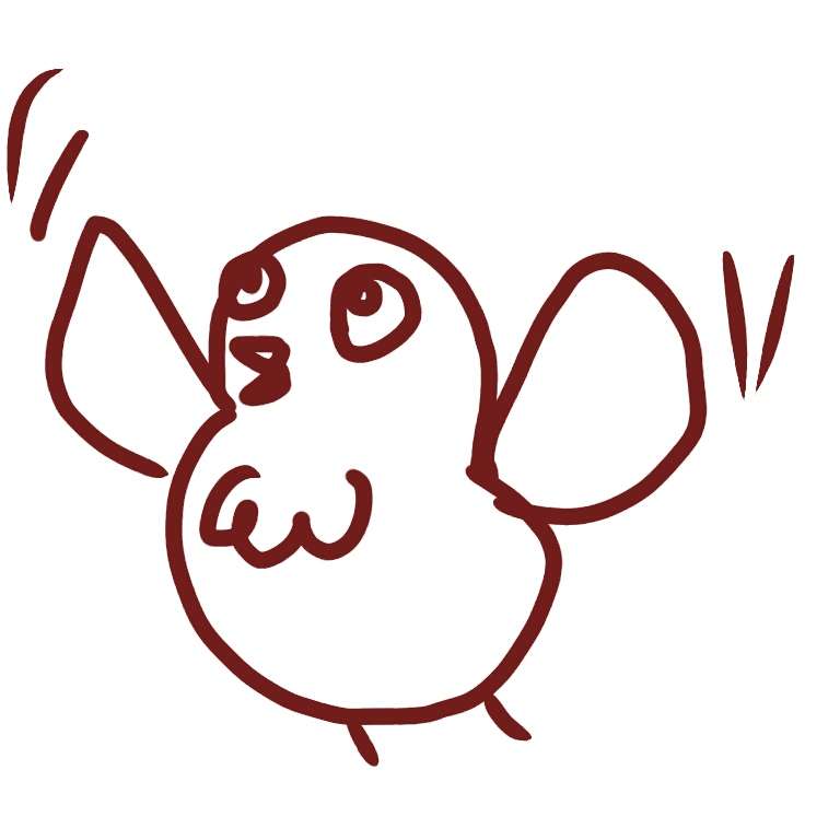 暇つぶしに落書きするトピ