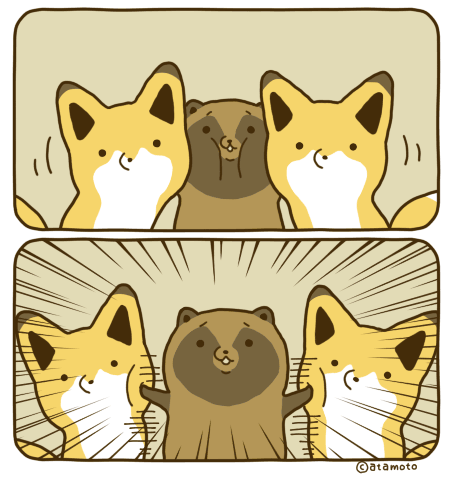 2次元の動物キャラを愛でるトピ