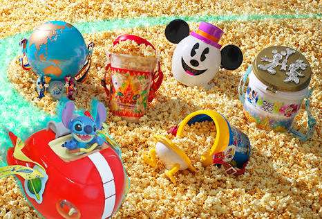 色んな所のポップコーンバケットが集まるトピ