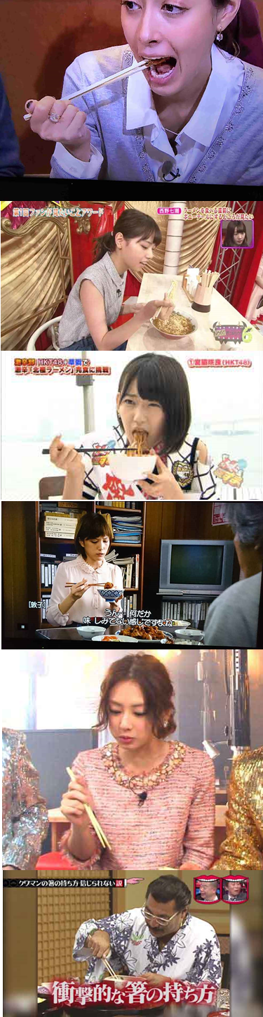食べ方綺麗ですか？（自分の）