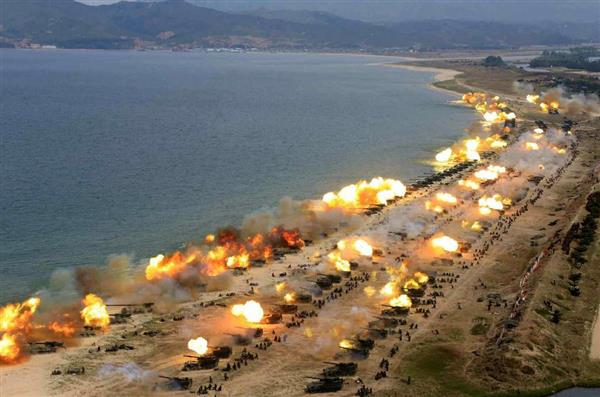 北朝鮮のミサイル発射、失敗か＝「数秒で爆発」と韓国メディア