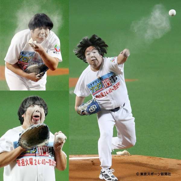 いろんなプロ野球の始球式が見たいです。