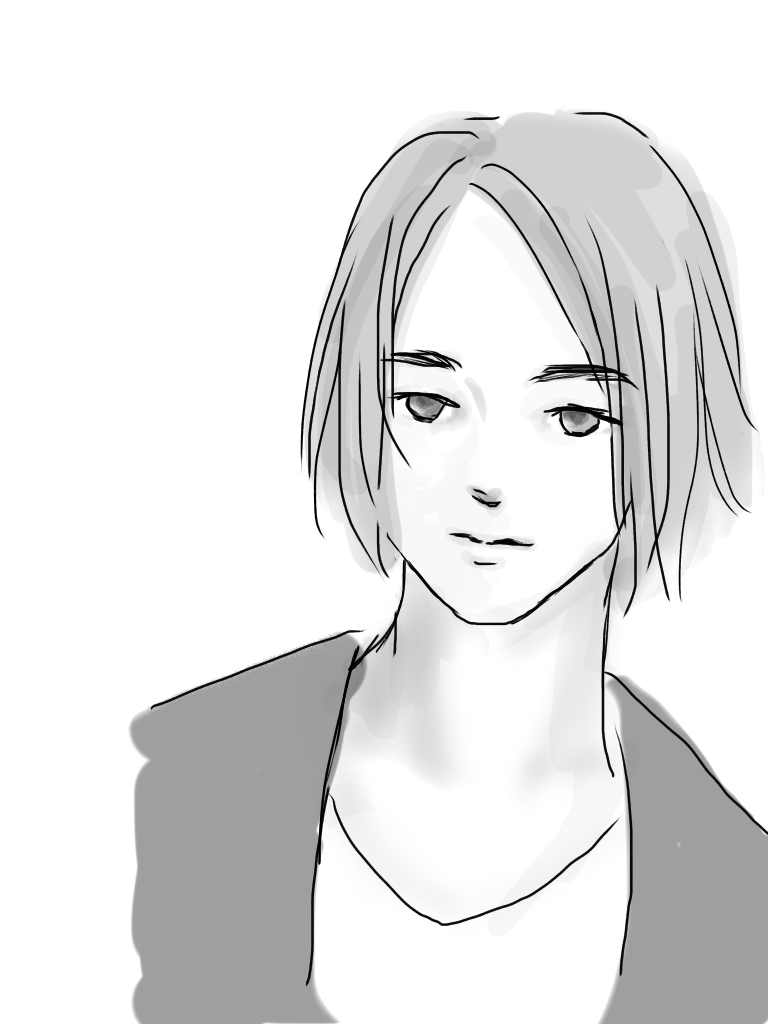 イケメンを描くトピ(絵トピ)