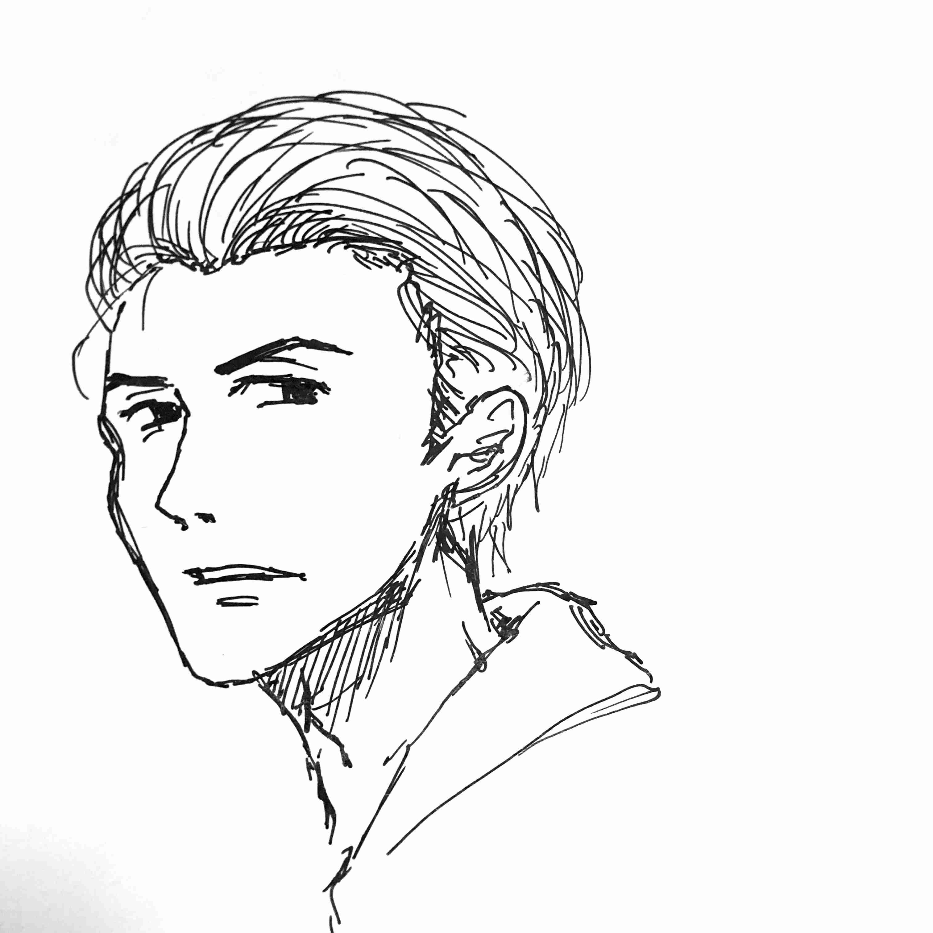 イケメンを描くトピ(絵トピ)