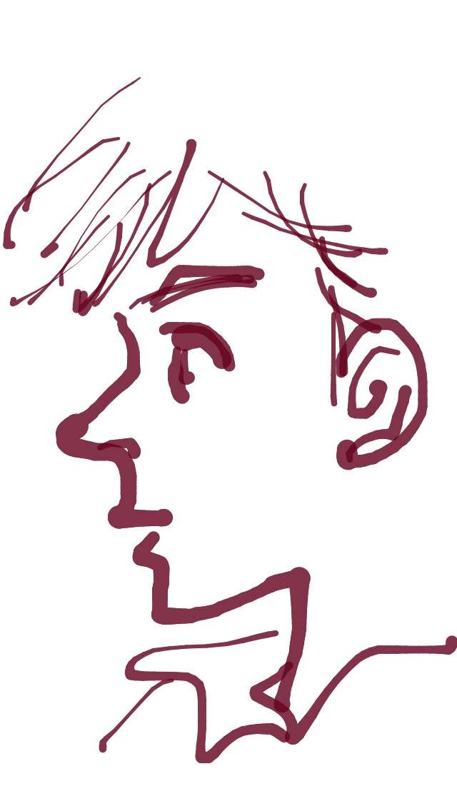 イケメンを描くトピ(絵トピ)