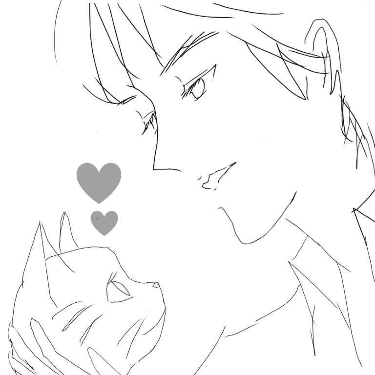 イケメンを描くトピ(絵トピ)