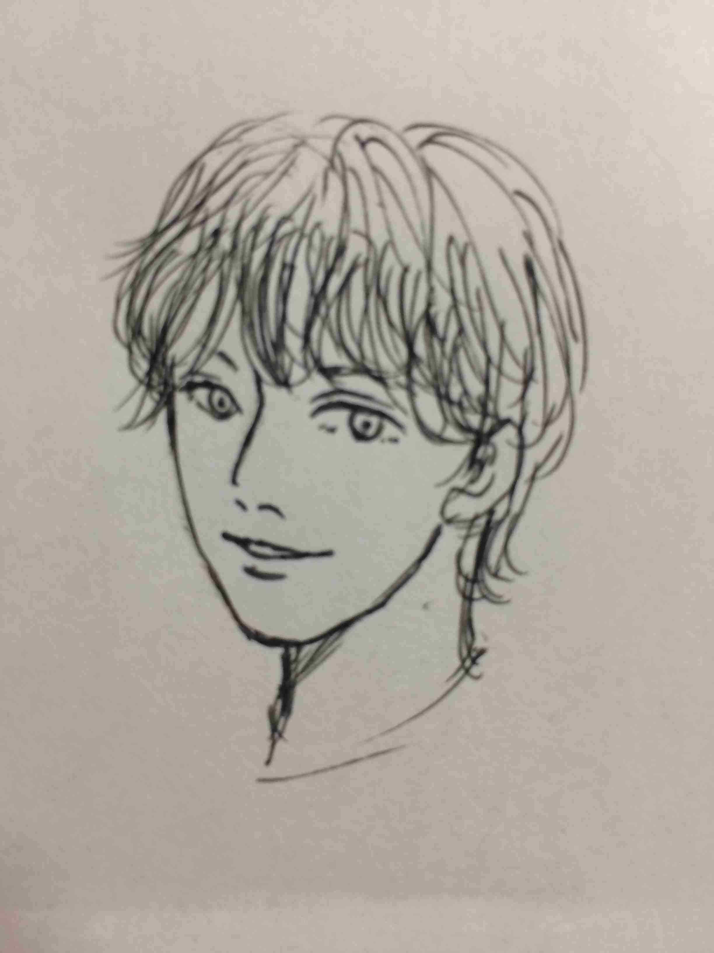 イケメンを描くトピ(絵トピ)