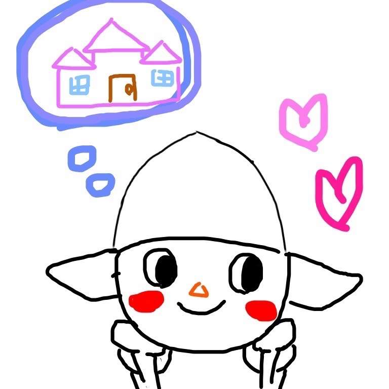 この顔の輪郭に描き足してください(お絵描き)
