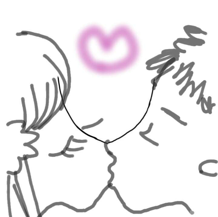 この顔の輪郭に描き足してください(お絵描き)