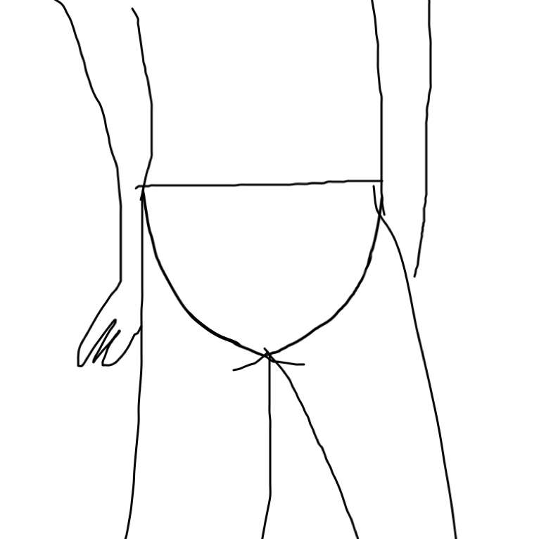 この顔の輪郭に描き足してください(お絵描き)