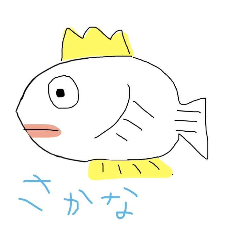 この顔の輪郭に描き足してください(お絵描き)