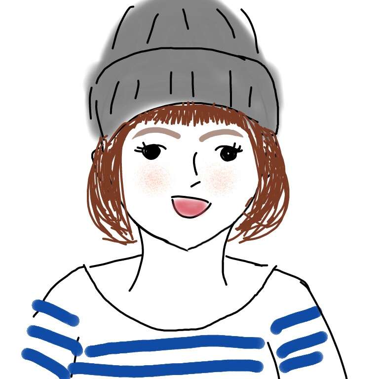 この顔の輪郭に描き足してください(お絵描き)