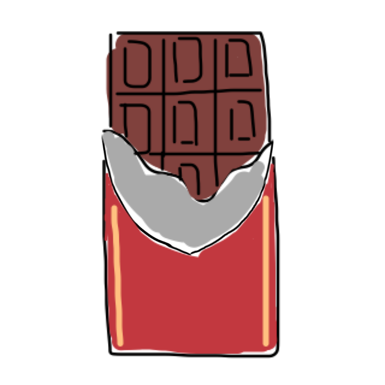 この顔の輪郭に描き足してください(お絵描き)