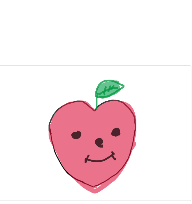 この顔の輪郭に描き足してください(お絵描き)