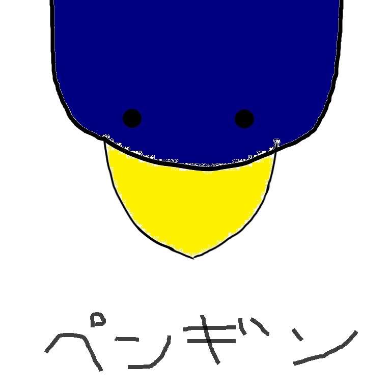 この顔の輪郭に描き足してください(お絵描き)
