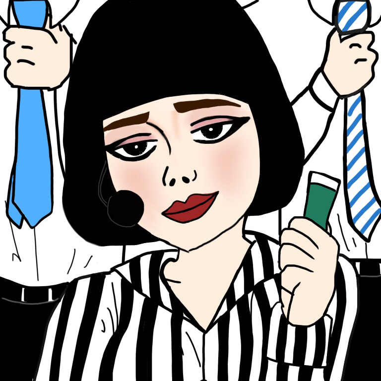 この顔の輪郭に描き足してください(お絵描き)