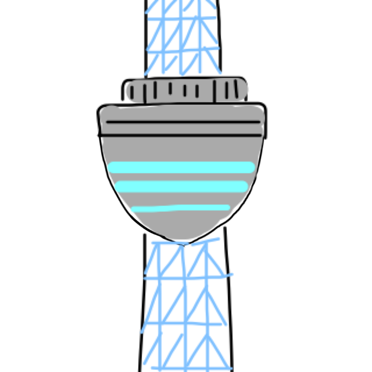 この顔の輪郭に描き足してください(お絵描き)