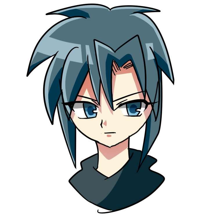この顔の輪郭に描き足してください(お絵描き)
