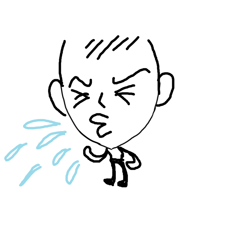 この顔の輪郭に描き足してください(お絵描き)