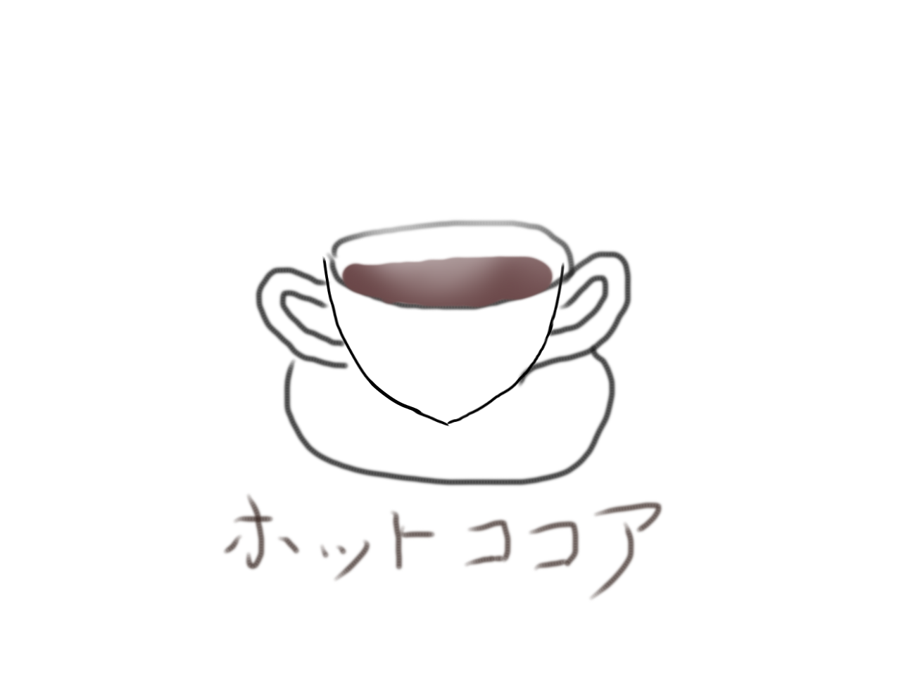 この顔の輪郭に描き足してください(お絵描き)