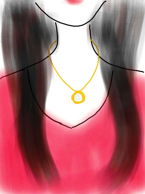 この顔の輪郭に描き足してください(お絵描き)