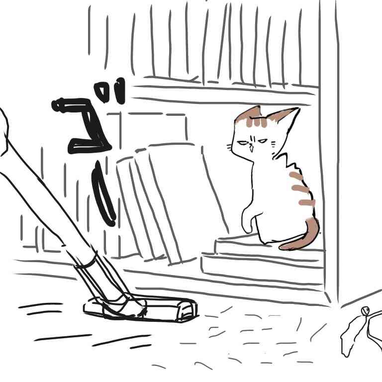 【お絵描き・コラ】仔猫を拾ったのですが懐いてくれません。助けてください【ネタトピ】