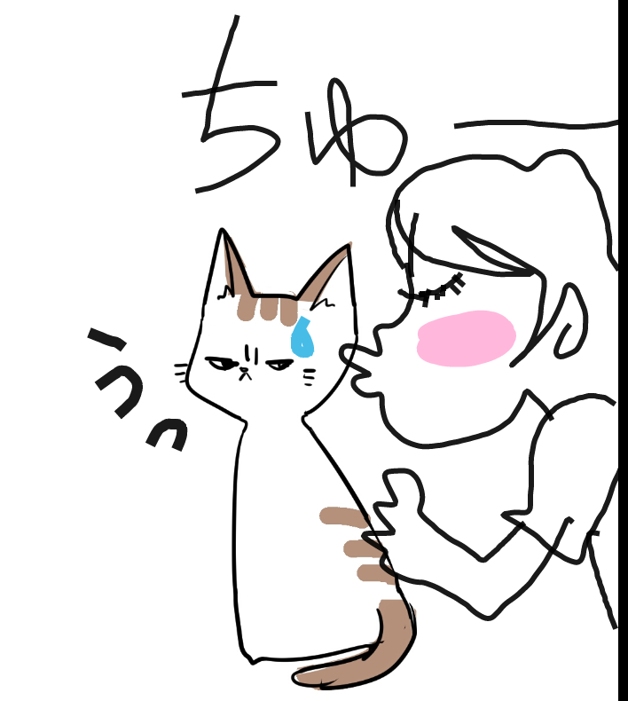 【お絵描き・コラ】仔猫を拾ったのですが懐いてくれません。助けてください【ネタトピ】