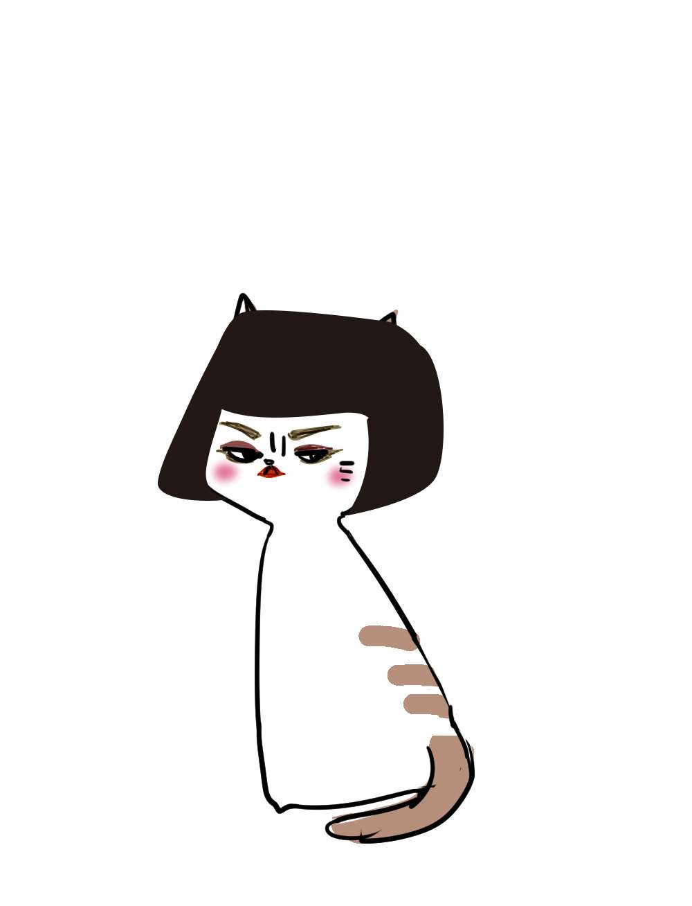 【お絵描き・コラ】仔猫を拾ったのですが懐いてくれません。助けてください【ネタトピ】