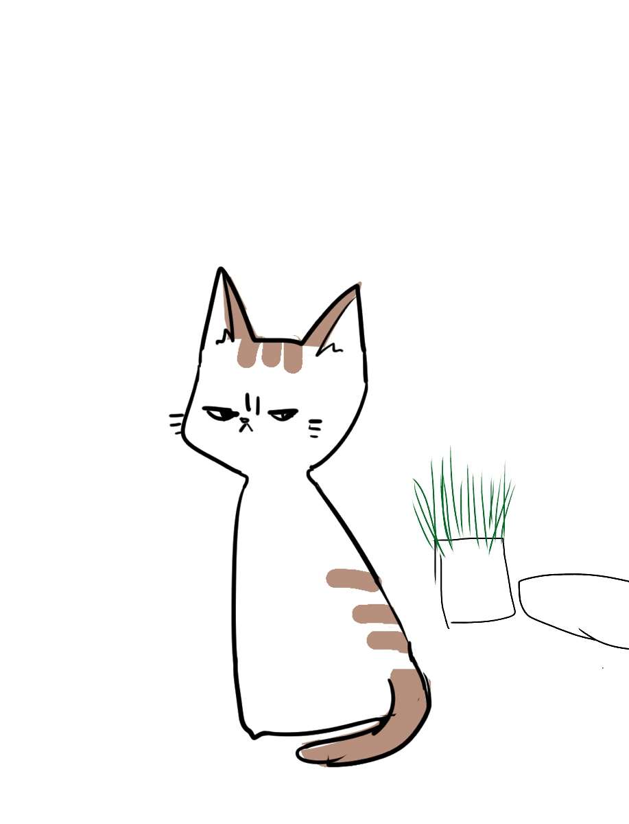 【お絵描き・コラ】仔猫を拾ったのですが懐いてくれません。助けてください【ネタトピ】