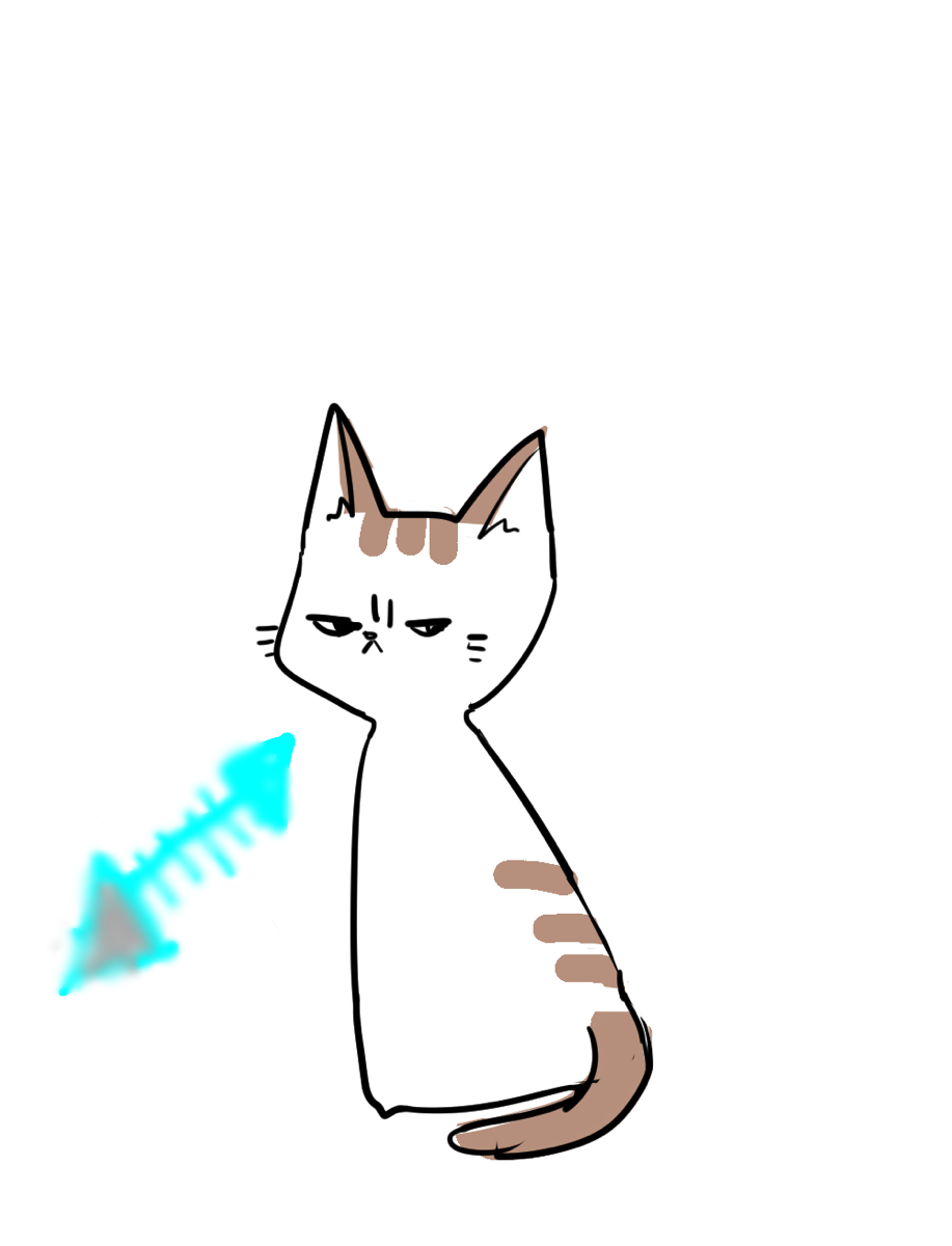 【お絵描き・コラ】仔猫を拾ったのですが懐いてくれません。助けてください【ネタトピ】