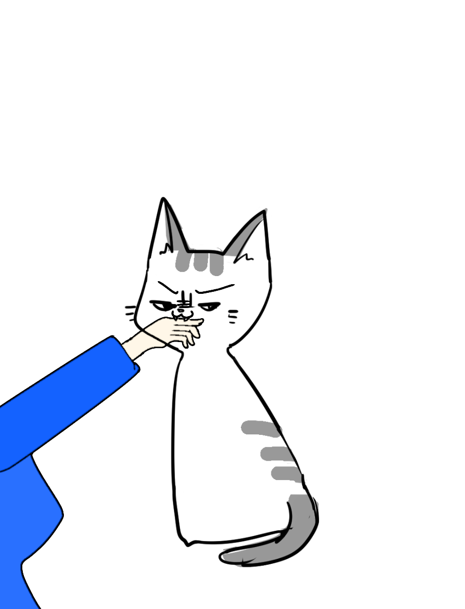 【お絵描き・コラ】仔猫を拾ったのですが懐いてくれません。助けてください【ネタトピ】