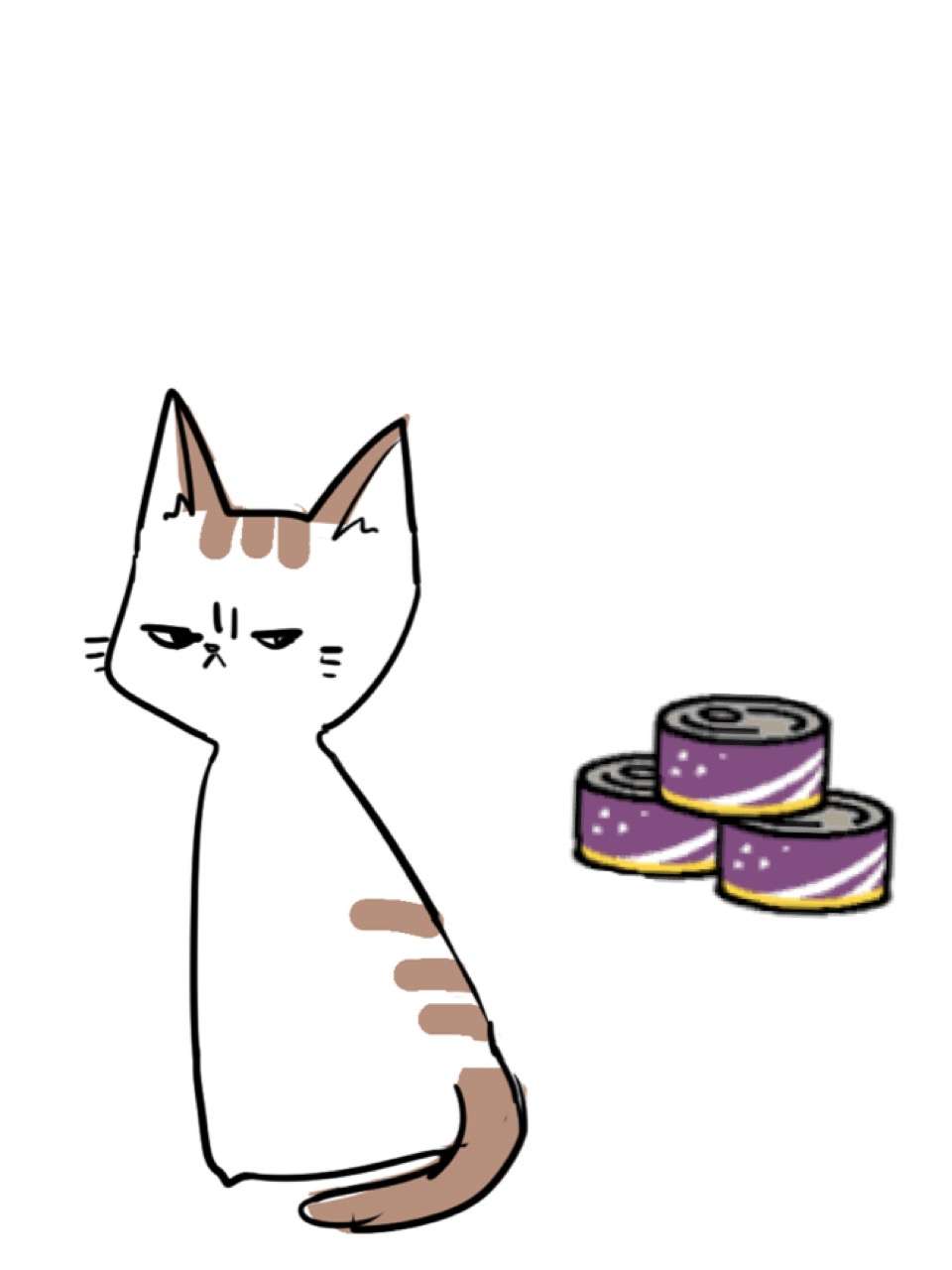 【お絵描き・コラ】仔猫を拾ったのですが懐いてくれません。助けてください【ネタトピ】