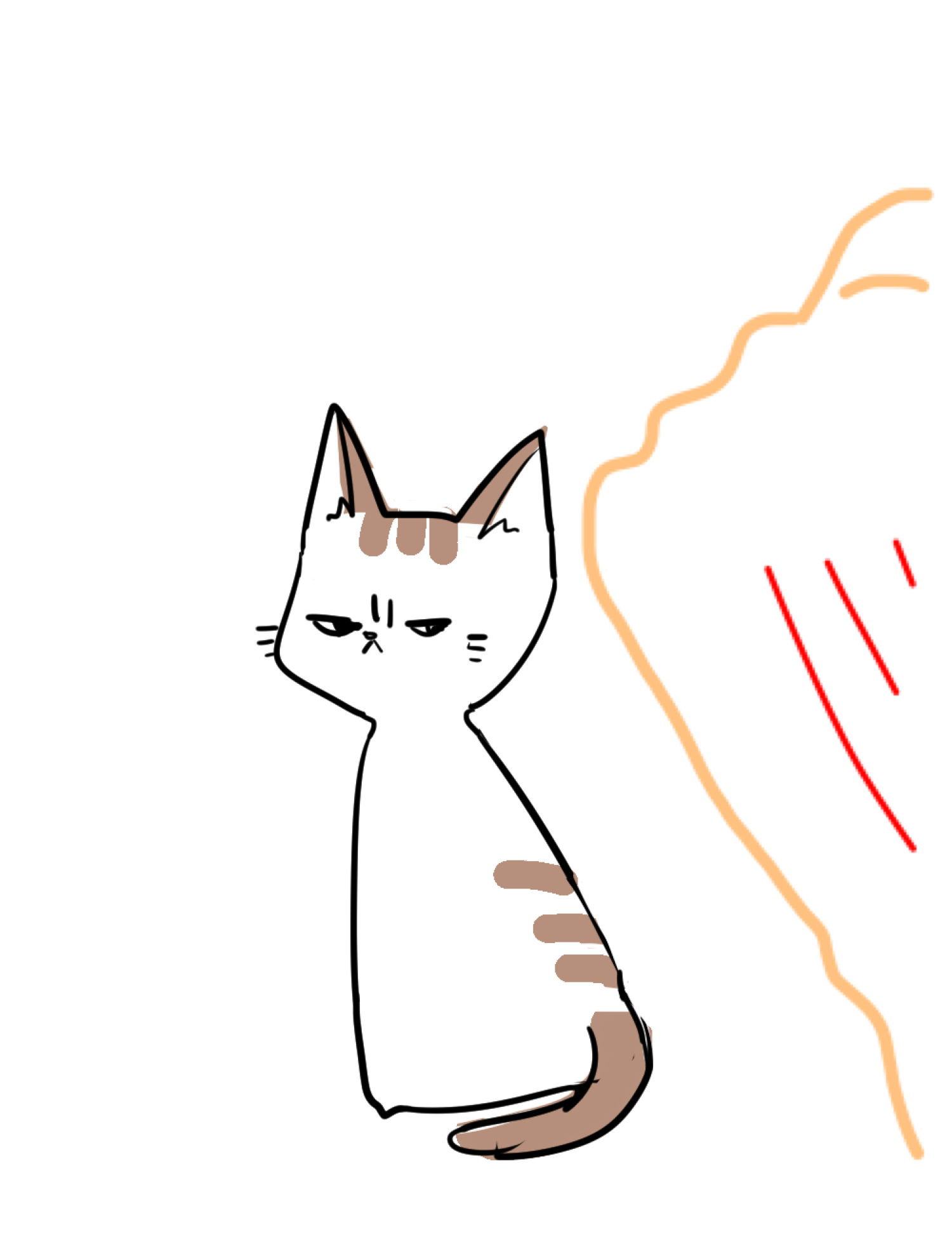 【お絵描き・コラ】仔猫を拾ったのですが懐いてくれません。助けてください【ネタトピ】