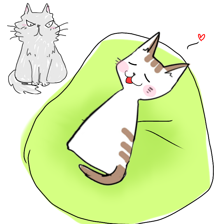 【お絵描き・コラ】仔猫を拾ったのですが懐いてくれません。助けてください【ネタトピ】
