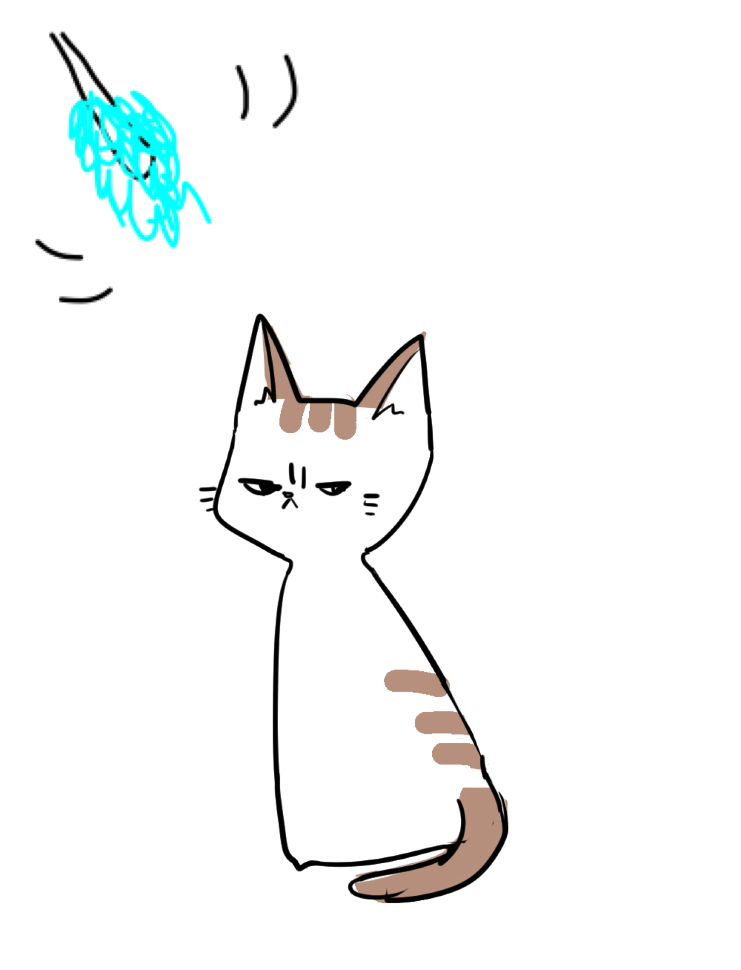 【お絵描き・コラ】仔猫を拾ったのですが懐いてくれません。助けてください【ネタトピ】