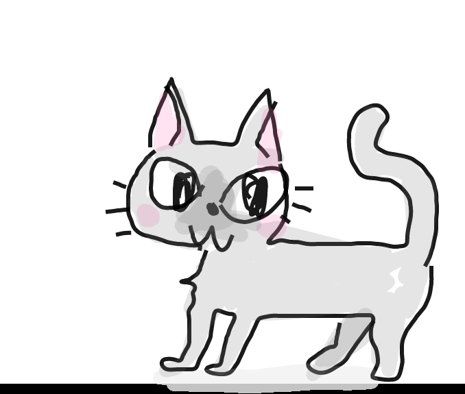 【お絵描き・コラ】仔猫を拾ったのですが懐いてくれません。助けてください【ネタトピ】