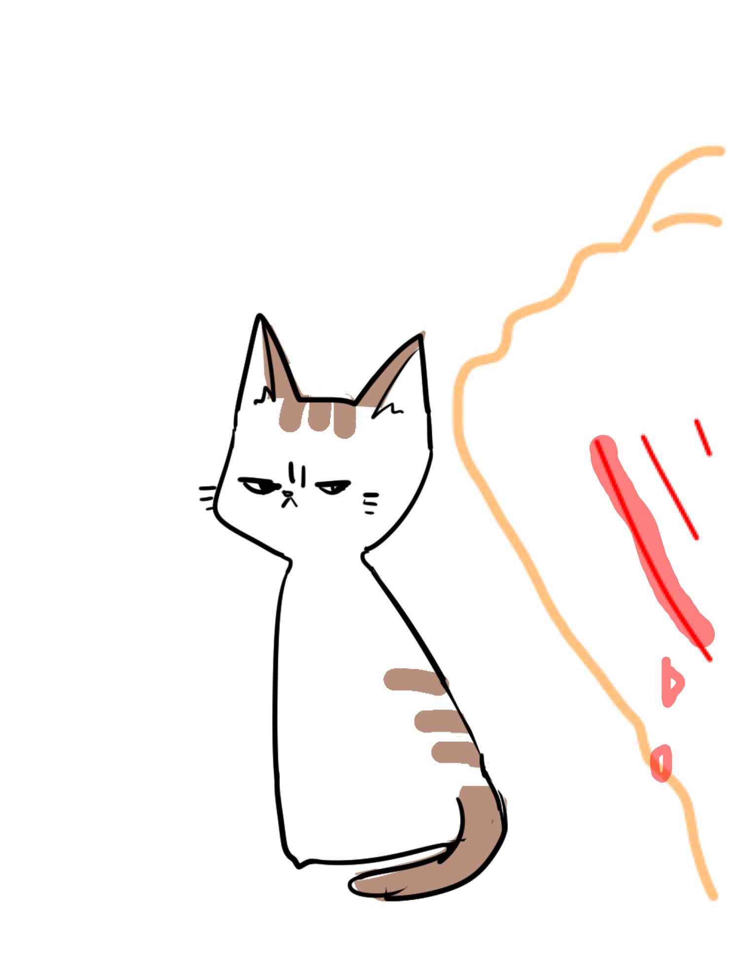 【お絵描き・コラ】仔猫を拾ったのですが懐いてくれません。助けてください【ネタトピ】