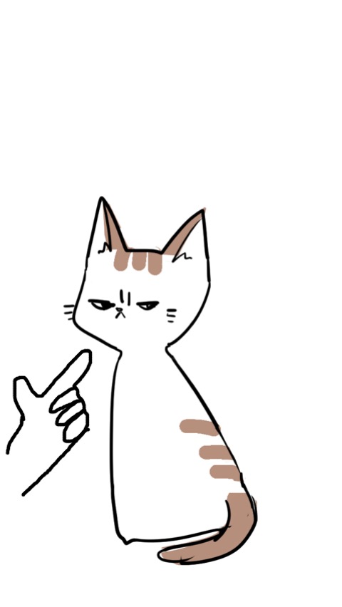 【お絵描き・コラ】仔猫を拾ったのですが懐いてくれません。助けてください【ネタトピ】