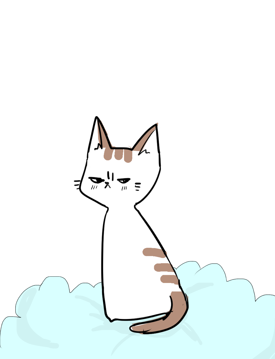 【お絵描き・コラ】仔猫を拾ったのですが懐いてくれません。助けてください【ネタトピ】
