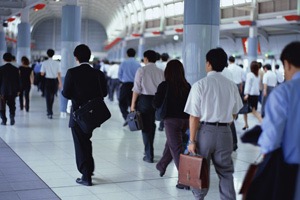 通勤中の気になる人