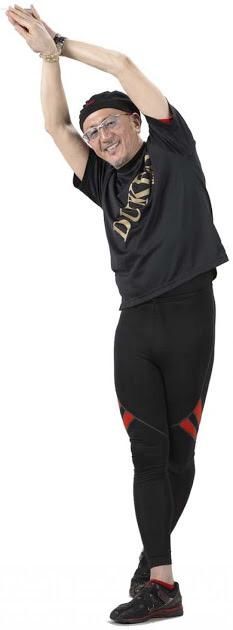 ダイエットになりそうな芸人のポーズを貼るトピ