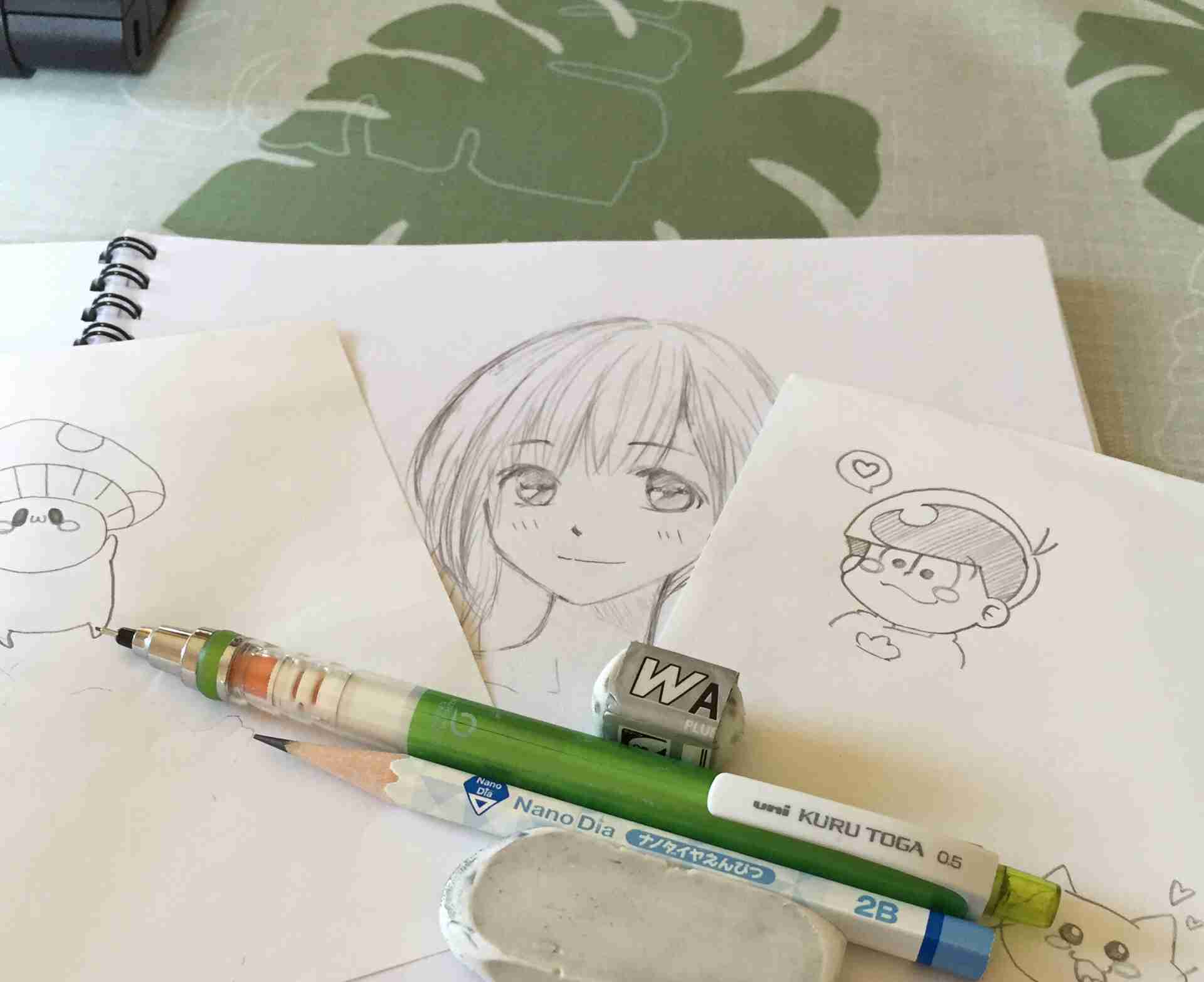 アナログでお絵描きするトピ