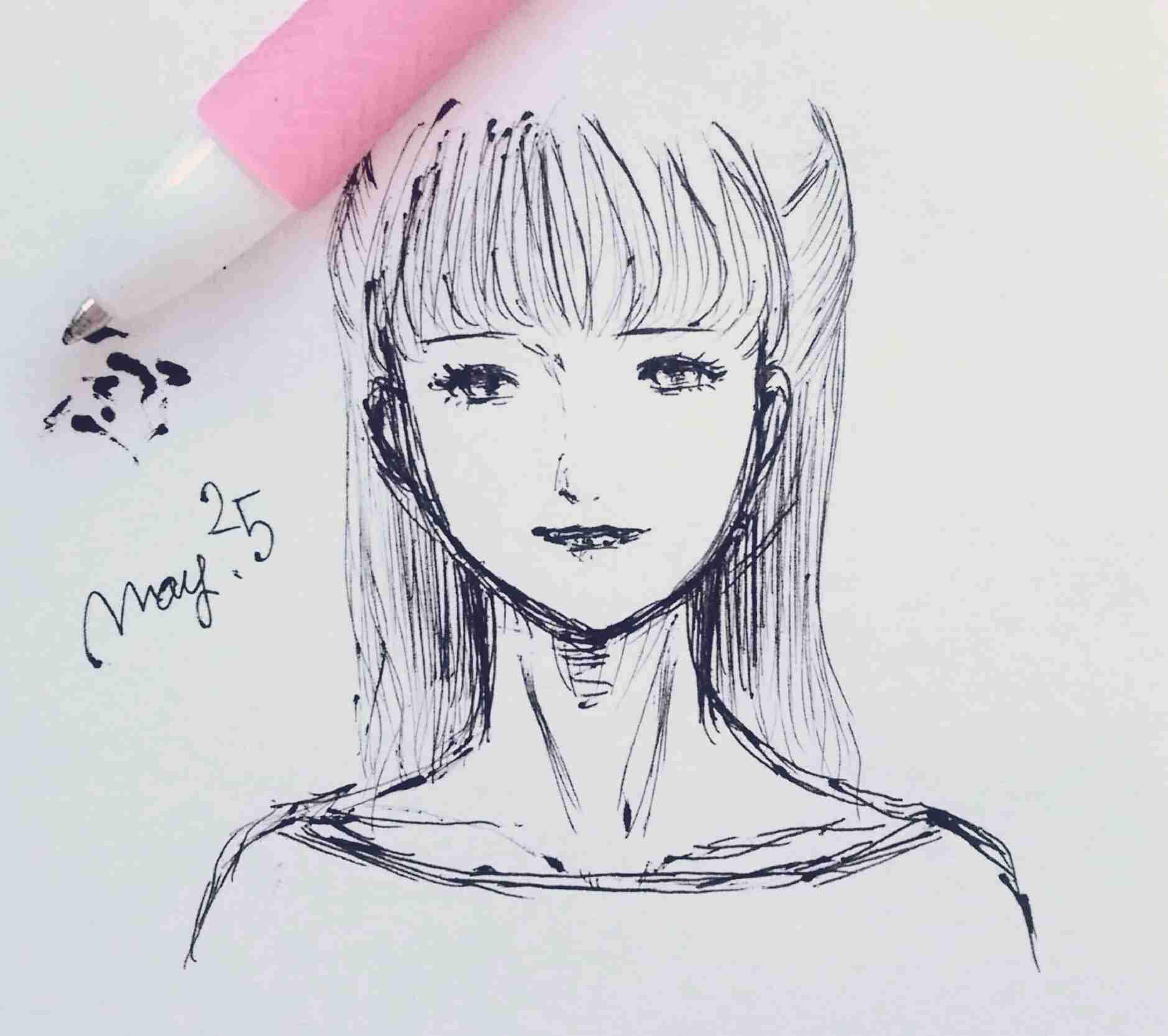アナログでお絵描きするトピ