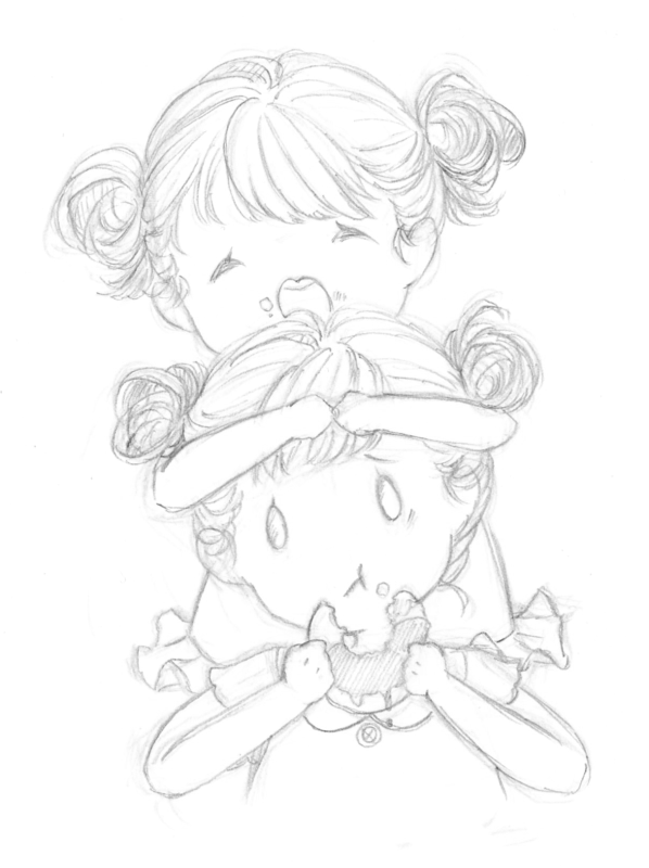 アナログでお絵描きするトピ