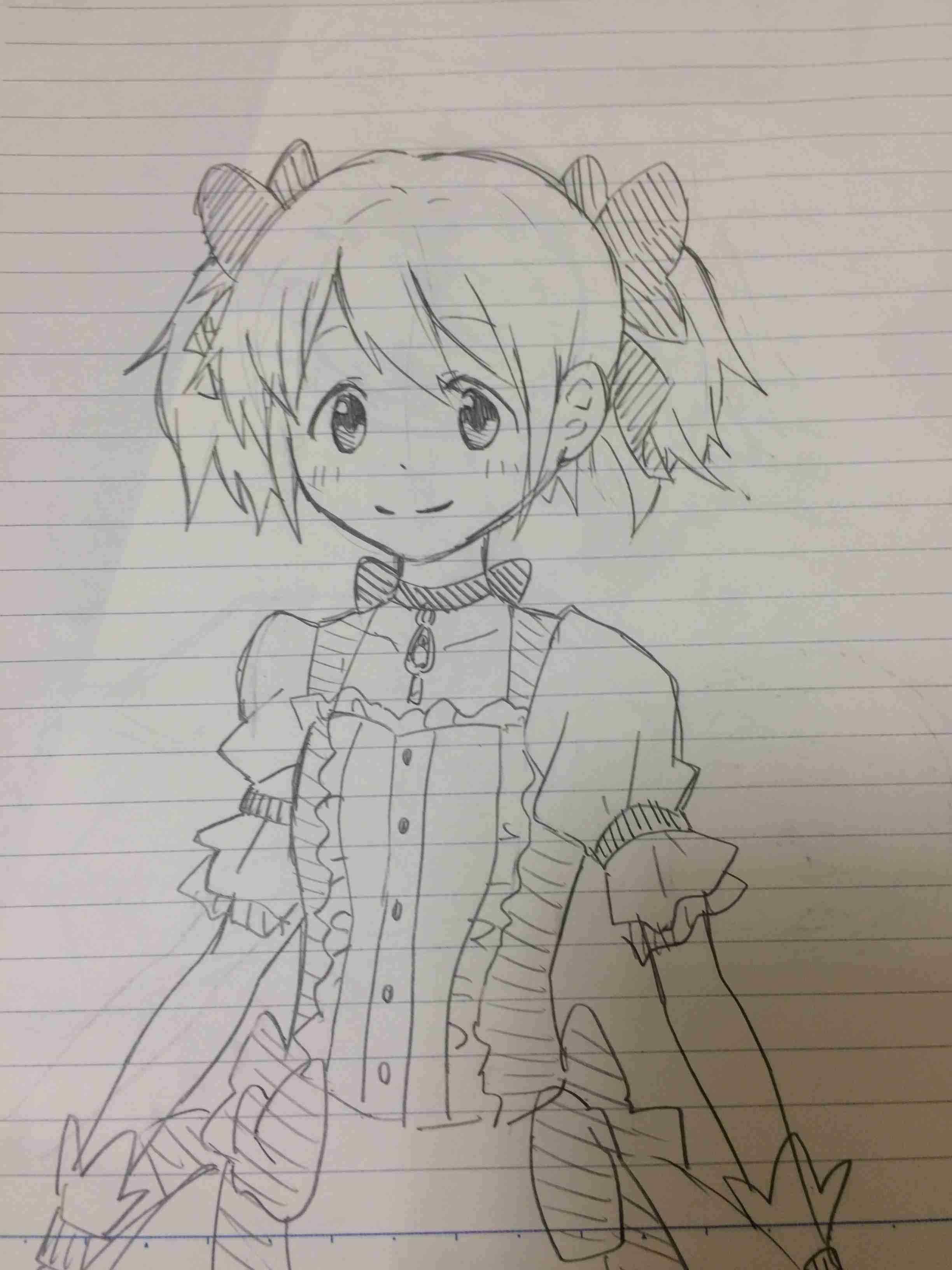 アナログでお絵描きするトピ